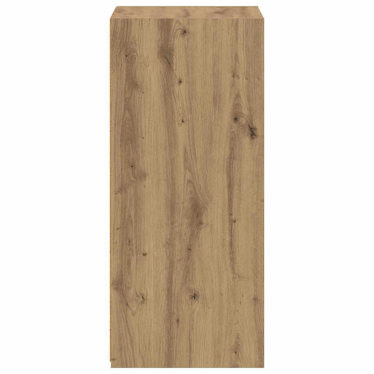 vidaXL vidaXL Поставка за баня без мивка 30x41x93 см Дъб