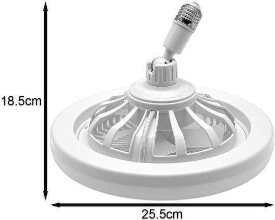 Rixme Closed Type (Ceiling Light) 25.5cm With Light White