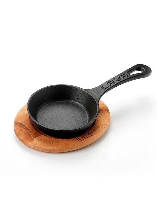Lava Cast Iron Pan with Enamel Coating 12cm