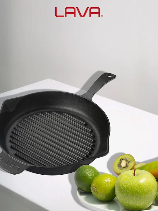 Lava Lava Gusseisen Grill Mit Emaille Innenbeschichtung 28cm
