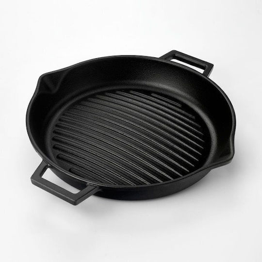 Lava Lava Saganaki Aus Gusseisen Mit Emaille Innenbeschichtung 30cm