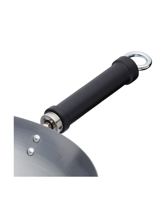 Kitchen Craft Wok Din Oțel Carbon Cu Acoperire Antiaderentă 30cm