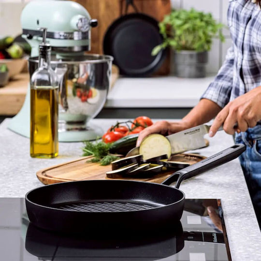 Kitchenaid Classic Aluminum Grill Pan with Non-Stick Interior Coating 28cm