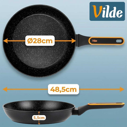 Vilde Vilde Aluminum Pan with Stone Interior Coating 28cm