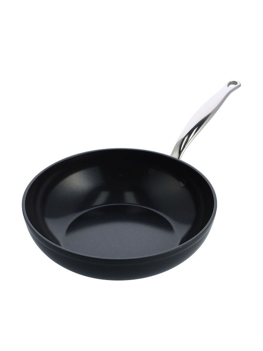 Green Pan Barcelona Pro Wok from Stainless Steel with Ceramic Coating 28cm