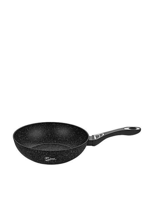 Samus Wok din Aluminiu Turnat cu Strat Antiaderent 30cm