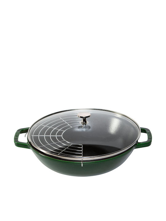 Staub Wok από Μαντέμι με Καπάκι 30cm