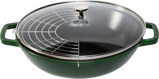 Staub Wok από Μαντέμι με Καπάκι 30cm