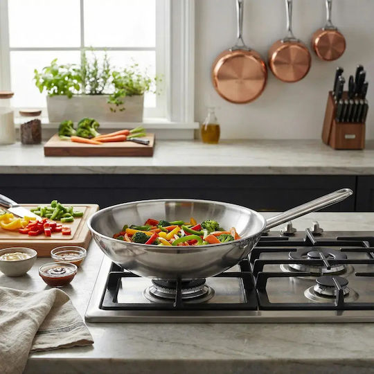 Demeyere Wok din Aluminiu 30cm