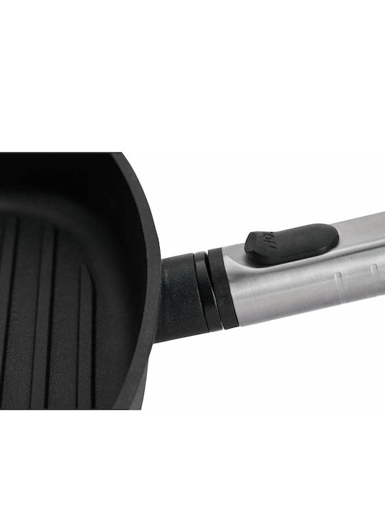 Woll Diamond XR Logic Pro Γκριλιέρα από Χυτό Αλουμίνιο με Αντικολλητική Επίστρωση 28cm