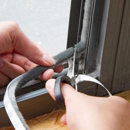 Zugluftstopper Selbstklebendes Band Tür / Fenster mit Bürste