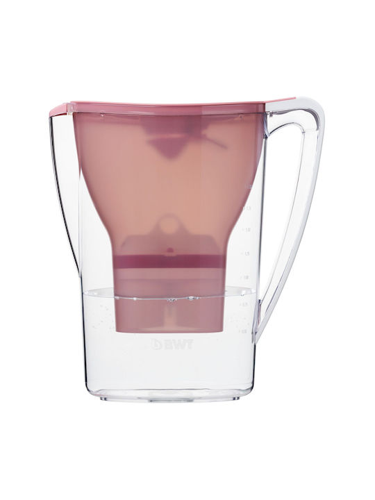 BWT Aqualizer Home 2.7l Wasserkanne Mit Filter Pink Manuelle Mg2+ Kartusche