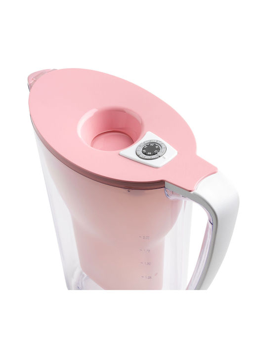 Bwt Aqualizer Home 2.7l Water Filter Jug Pink Manual Mg2+ Cartridge