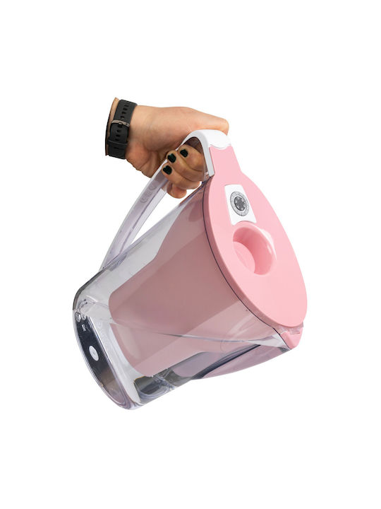 BWT Aqualizer Home 2.7l Wasserkanne Mit Filter Pink Manuelle Mg2+ Kartusche