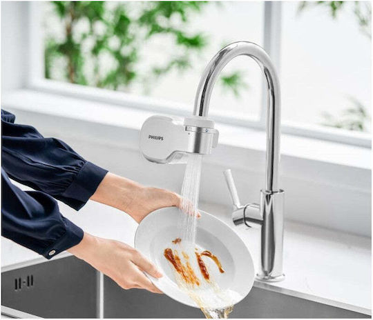 Philips X Guard Ultra Filtru de Apă pentru Robinet Carbon Activat / Membrane din Fibre Goale 0.1 μm