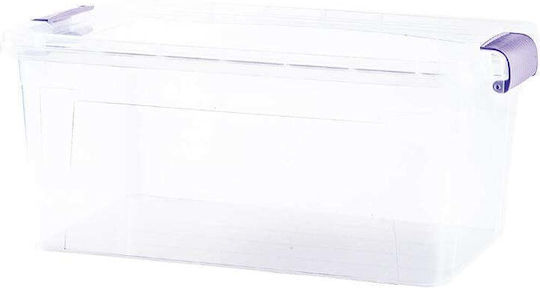 Violet Design Πλαστικό Κουτί Αποθήκευσης με Καπάκι 7lt