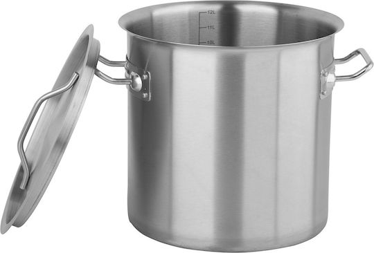 Yato Ανοξείδωτη Κατσαρόλα Μαρμίτα 12lt / 25cm