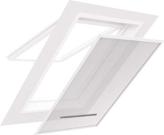 Window Mosquito Net with Velcro Permanent Polyester Black 170x140cm