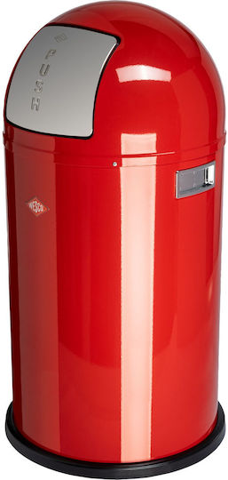Trash Basket Red 50l Pushboy Wesco