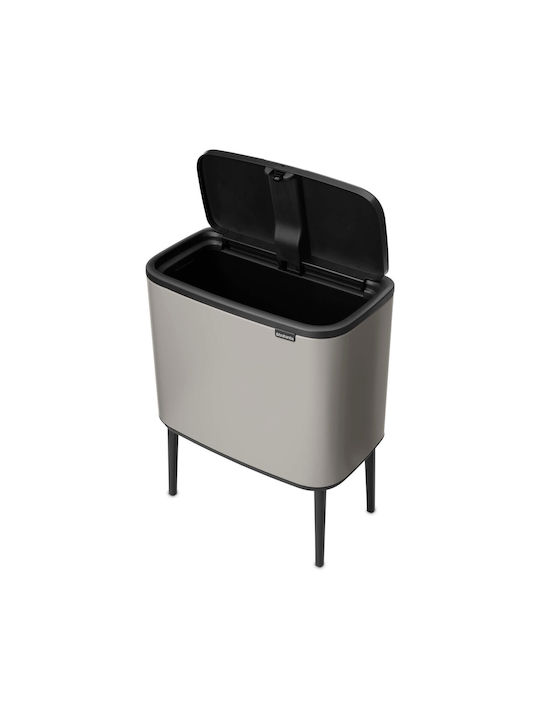 Brabantia Bo Touch Mülleimer Kunststoff Grau 36lt
