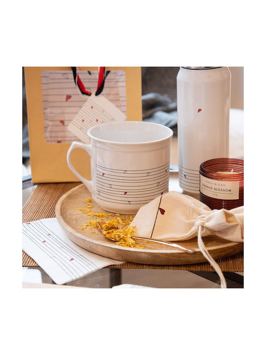 Orion Mug Ceramic White 650ml