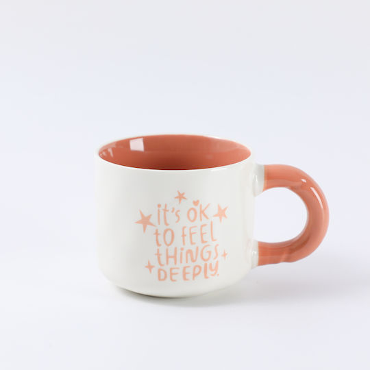 Glas Tasse Orange 340ml