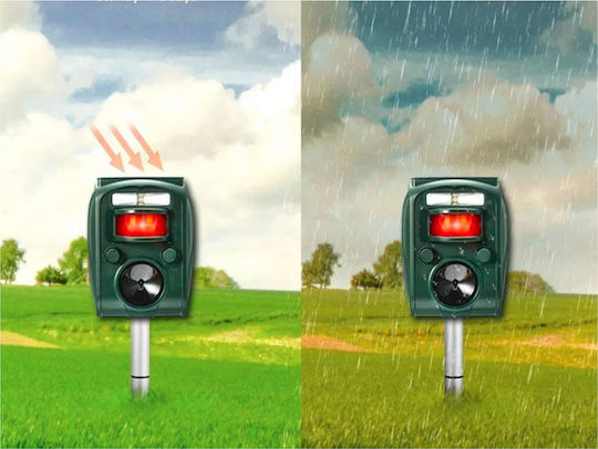 Bass Polska Dispozitiv cu Ultrasunete de Repulsie Rozătoare / Păsări / Pisici 12x12m