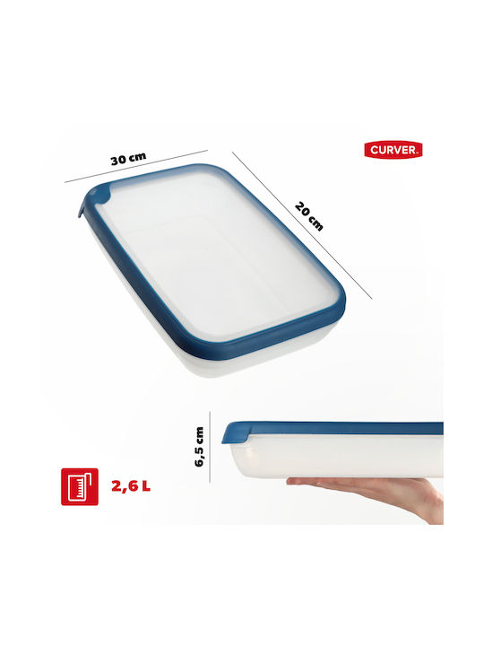 Curver Plastic Lunch Box Grand Chef Eco Line Blue 2600ml