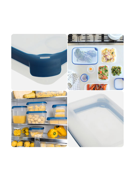 Curver Plastic Lunch Box Grand Chef Eco Line Blue 2600ml
