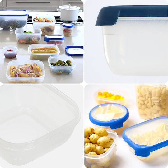 Square Food Container 0.75l Grand Chef Eco 15x15x6.5cm