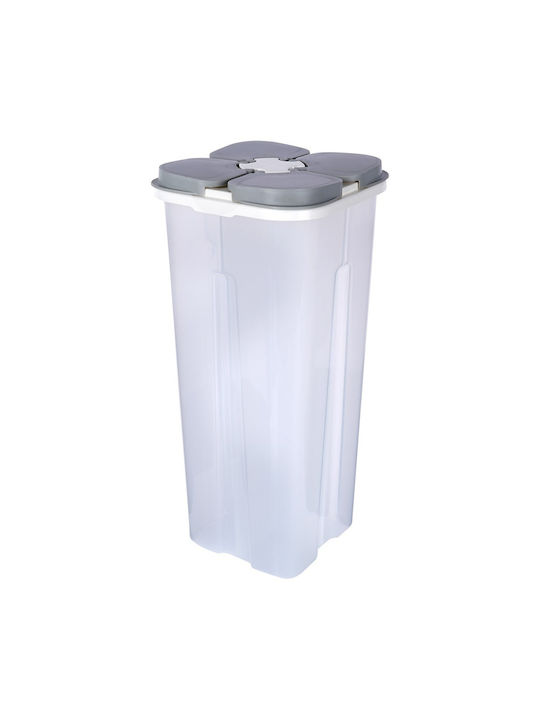 Excellent Houseware Δοχείο Φαγητού Πλαστικό Διάφανο 3lt