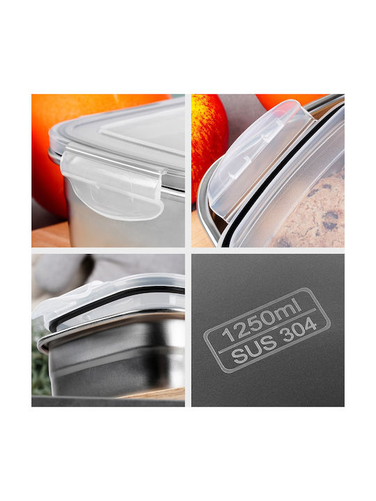 Stainless Steel Food Container Lid 1.25ml