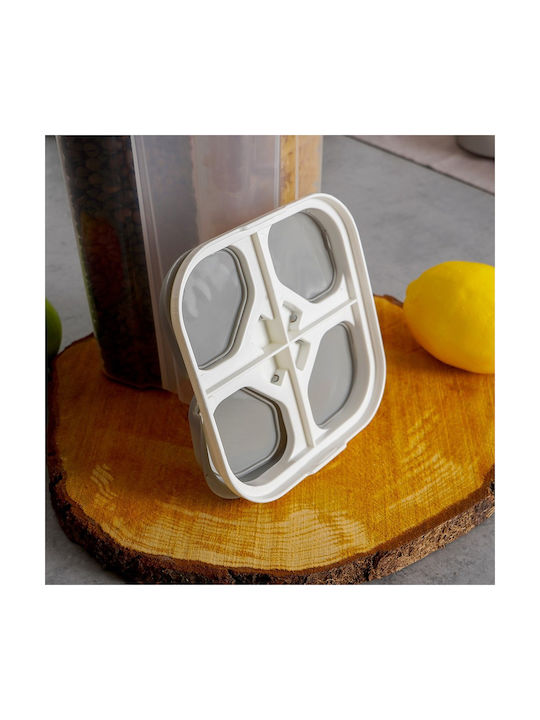 Excellent Houseware Δοχείο Φαγητού Πλαστικό Διάφανο 3lt