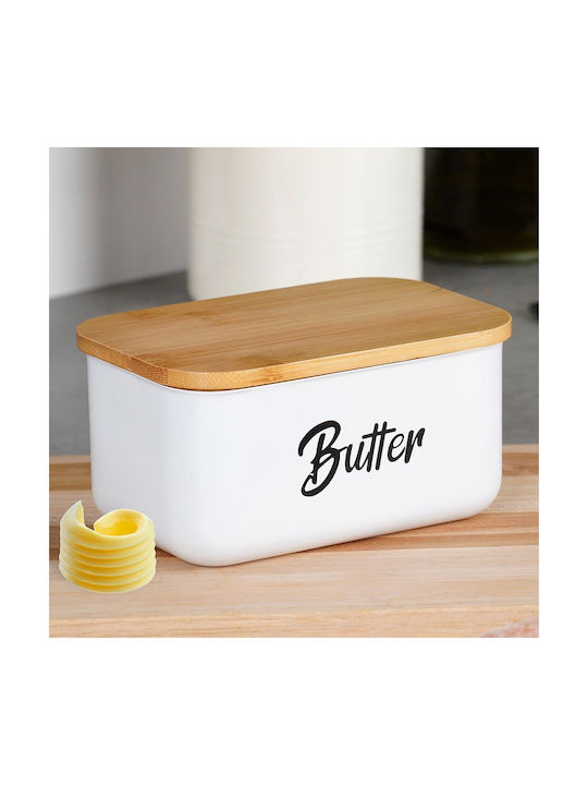 Vilde Lunchbox Bamboo Weiß 15x10cm 1Stück