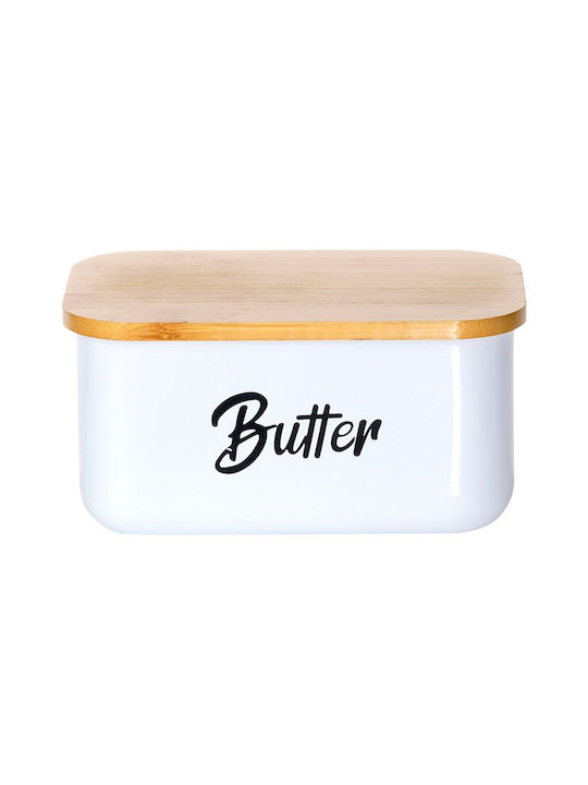 Vilde Lunchbox Bamboo Weiß 15x10cm 1Stück