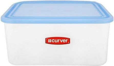 Rectangular Food Container 0.8l Transparent Blue