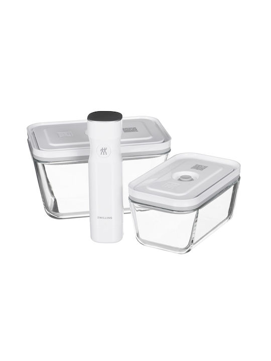 Zwilling J.A. Henckels Set Glass Lunch Boxes White 7 Pieces