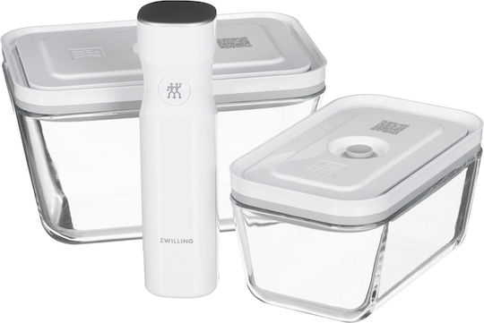 Zwilling J.A. Henckels Set Cutii De Prânz Din Sticlă Albe 7 Bucăți