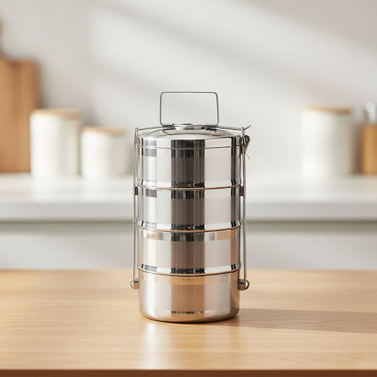 Orion Inox Thermo Lunch Box Silver 1100ml