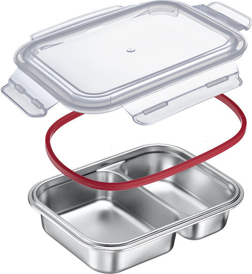 Westmark Cutie De Prânz Inox Argintie Cu Compartimente 280ml