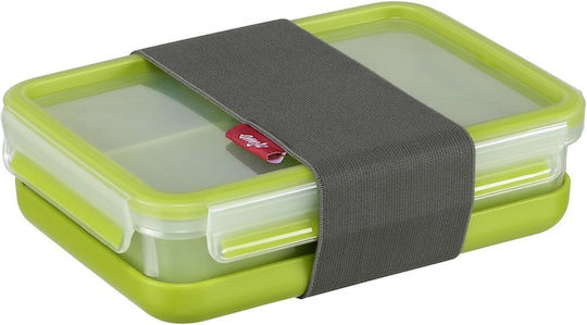 Emsa Clip & Go Δοχείο Φαγητού Πλαστικό Transparent/Green 1.2lt