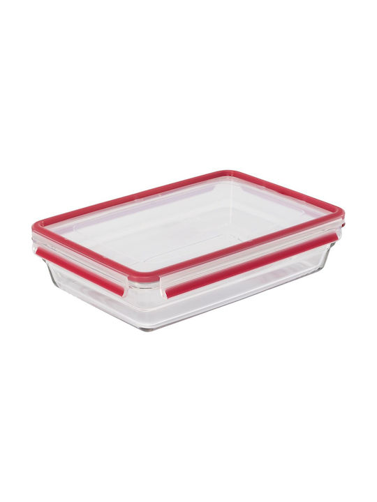 Emsa Glass Lunch Box Red 3000ml