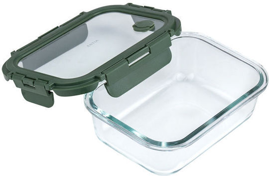 Estia Glass Lunch Box Transparent 370ml
