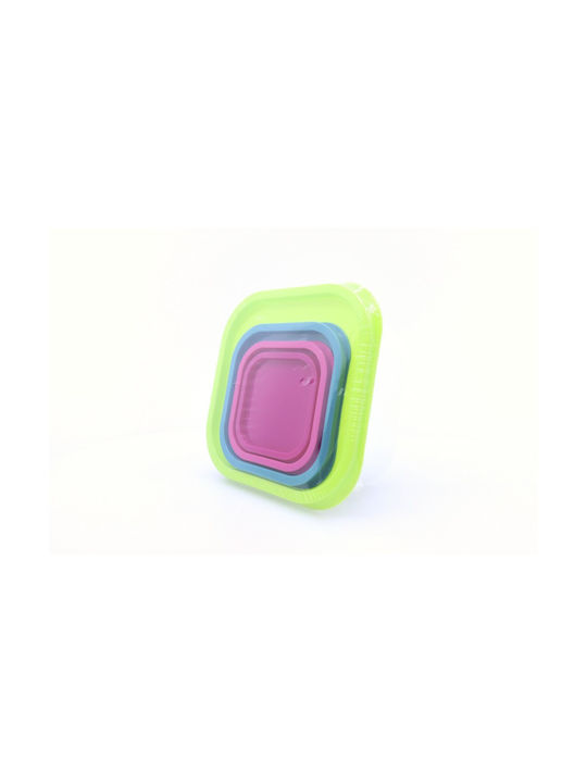 Sterk Lunchbox Kunststoff Transparent 4Stück