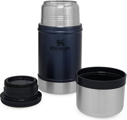 Stanley Legendary Classic Cutie pentru Mâncare Termos Inox Matt Black Pebble 700ml 1buc