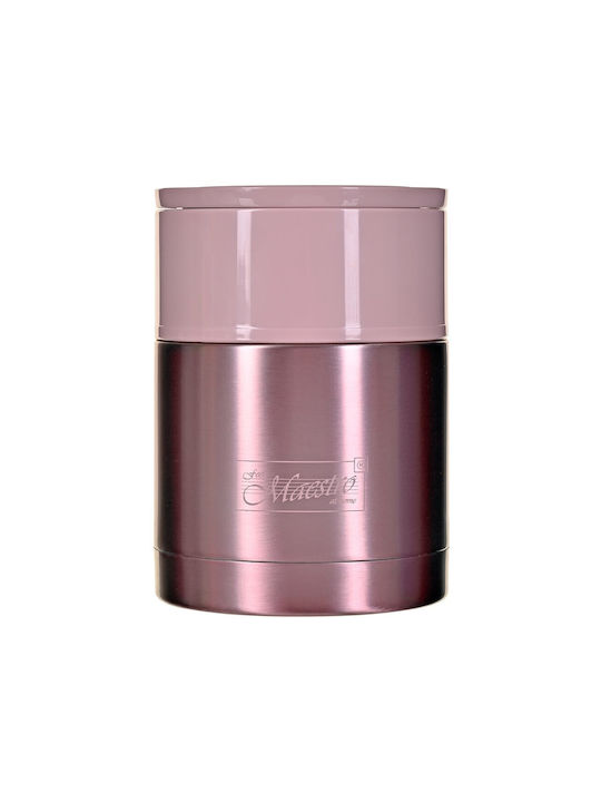 Maestro Inox Thermo Lunch Box Pink 600ml