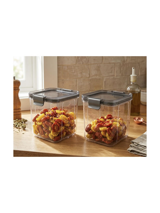 AGC Lunch Box Plastic Transparent 10x10cm