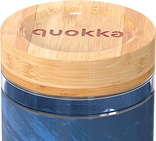 Quokka Δοχείο Φαγητού Γυάλινο Μπλε 500ml