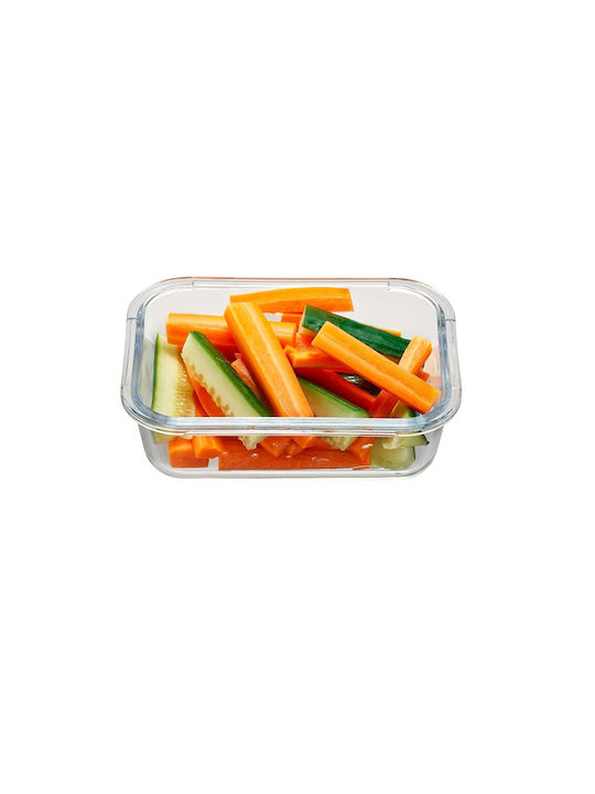 Gefu Microwave Glass Lunch Box Milo Silver 600ml