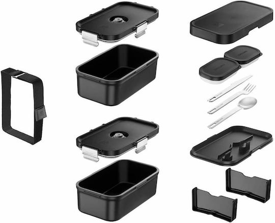 Zwilling J.A. Henckels Mittagsboxen Kunststoff Schwarz 20.7x12.3cm